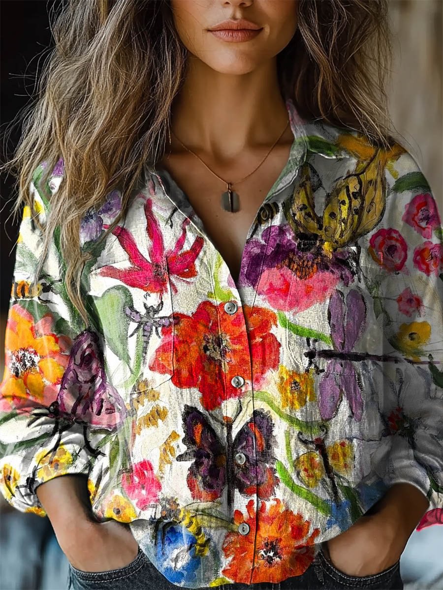 Nora | Strålende Solsikkebluse