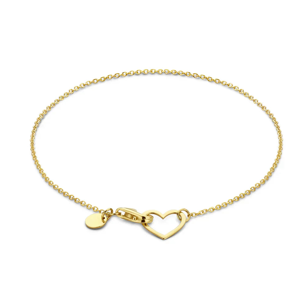 Lilou Coeur Armbånd | Guld 14k