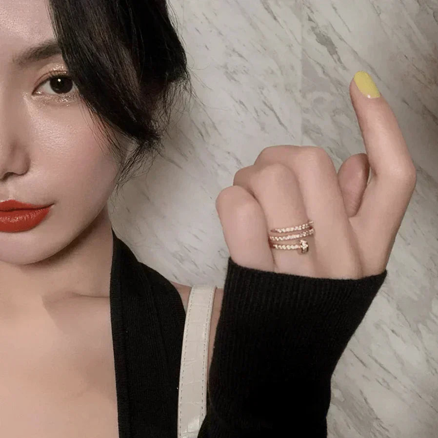 Justerbar Ring Ateny | 18K Guld