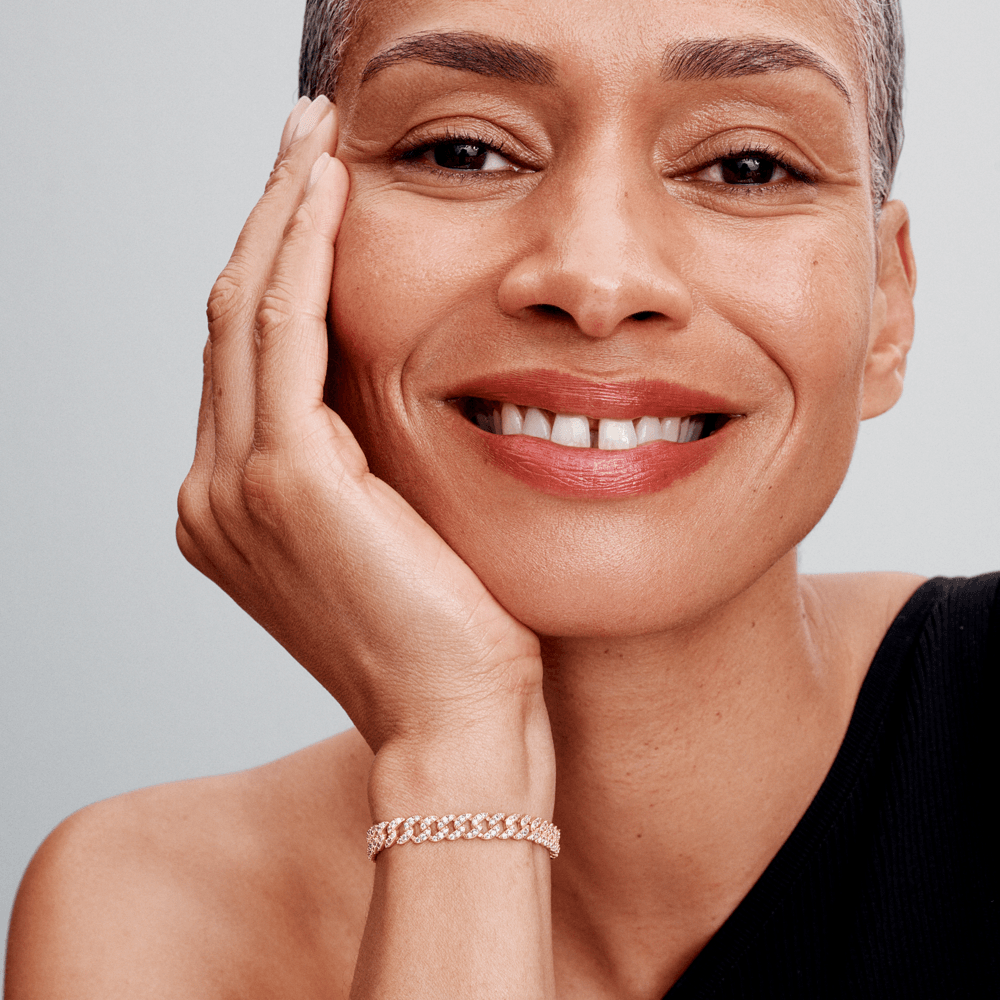 Moissanit Kubansk Armbånd | Guld 18k