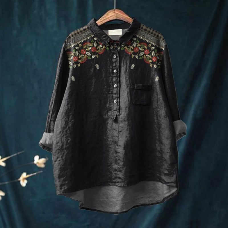 Nora | Stilfuld kunstbluse – føl dig elegant og uimodståelig