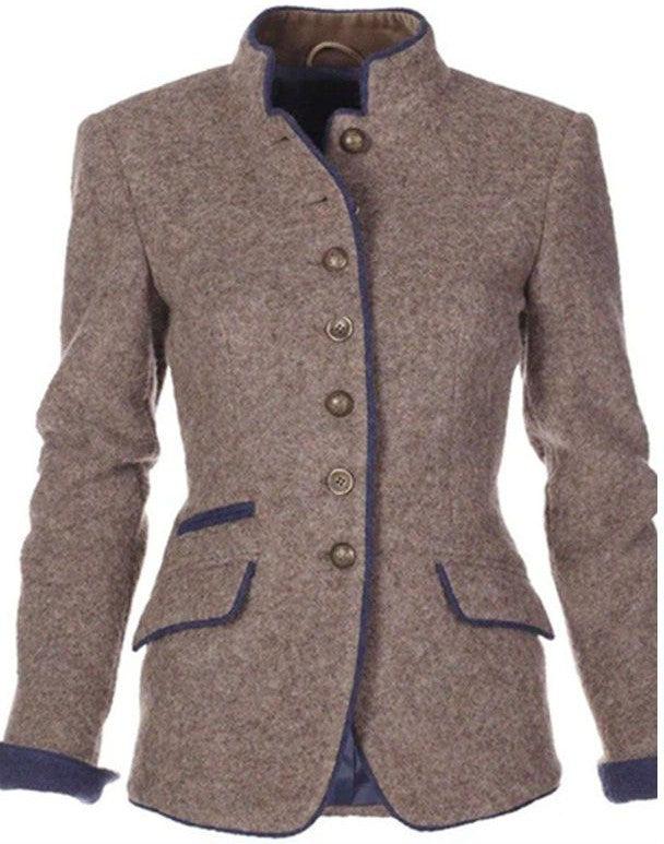 Cameron | Elegant høj krave cardigan