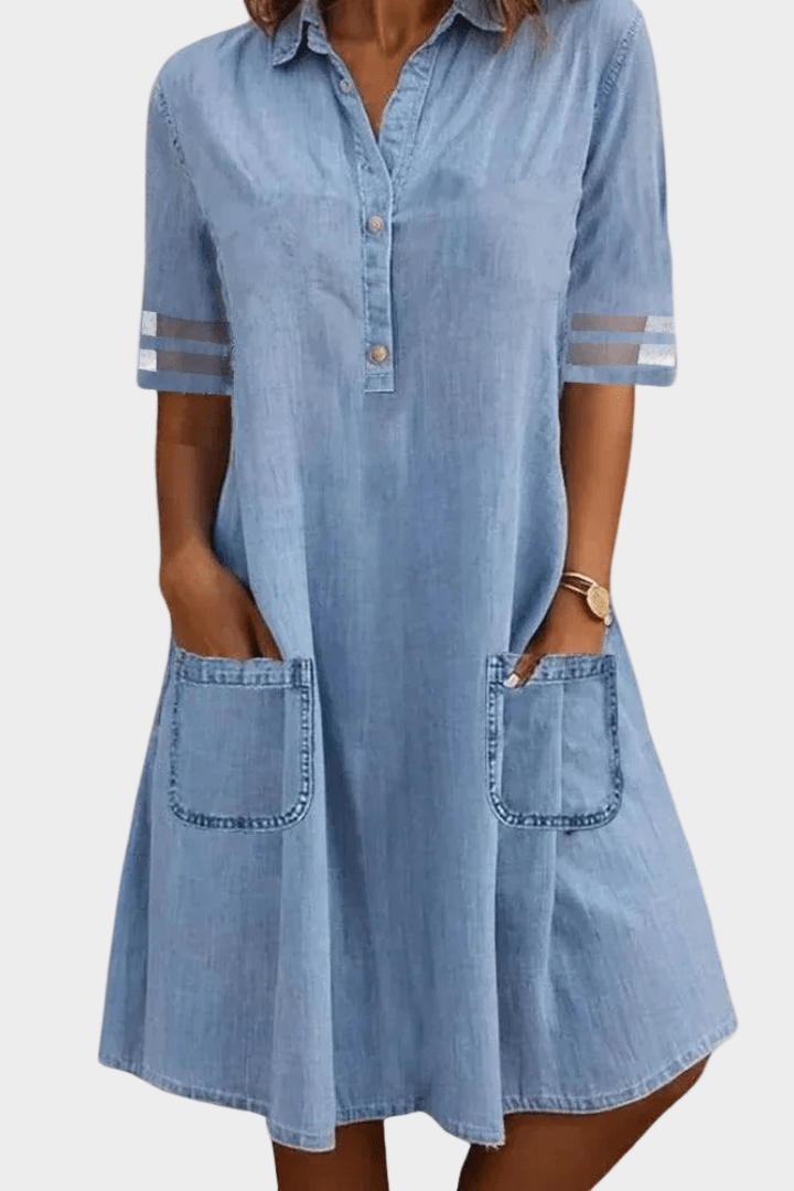 Anette | Denim Kjole