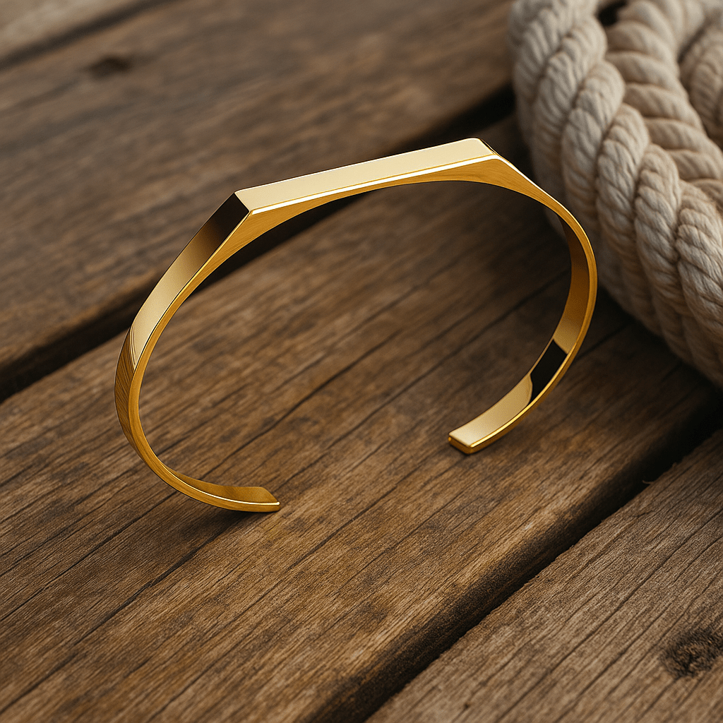 Ella | Guldbelagt armbånd