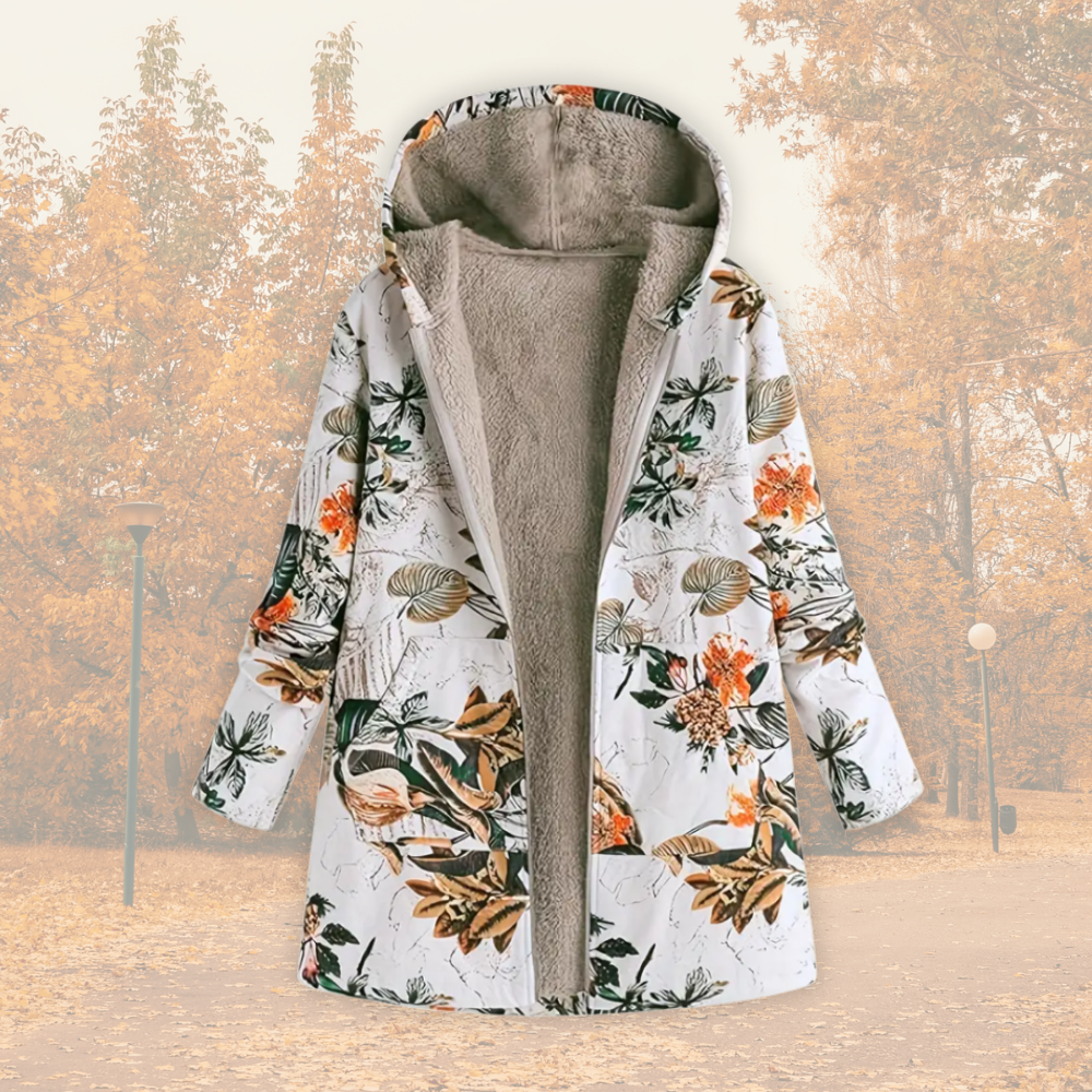 Camellia | Varm Jakke med Fleecefor
