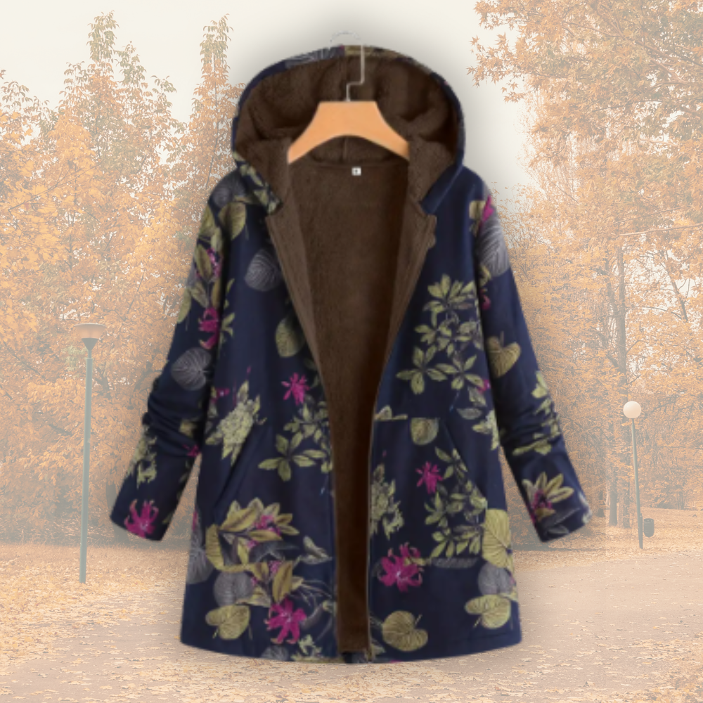 Camellia | Varm Jakke med Fleecefor