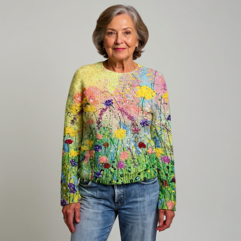 Grace | Vintage Islandstrikpullover