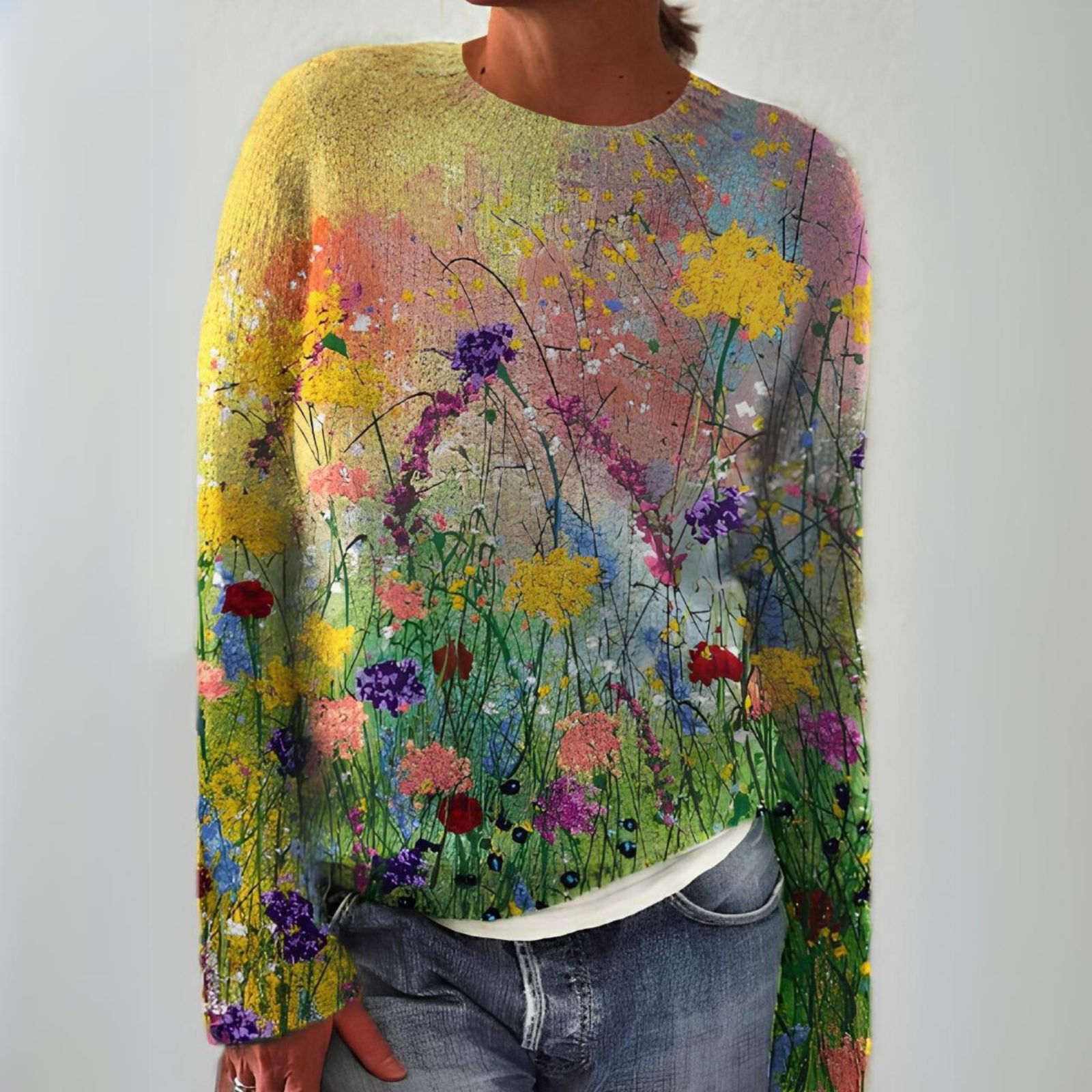Grace | Vintage Islandstrikpullover