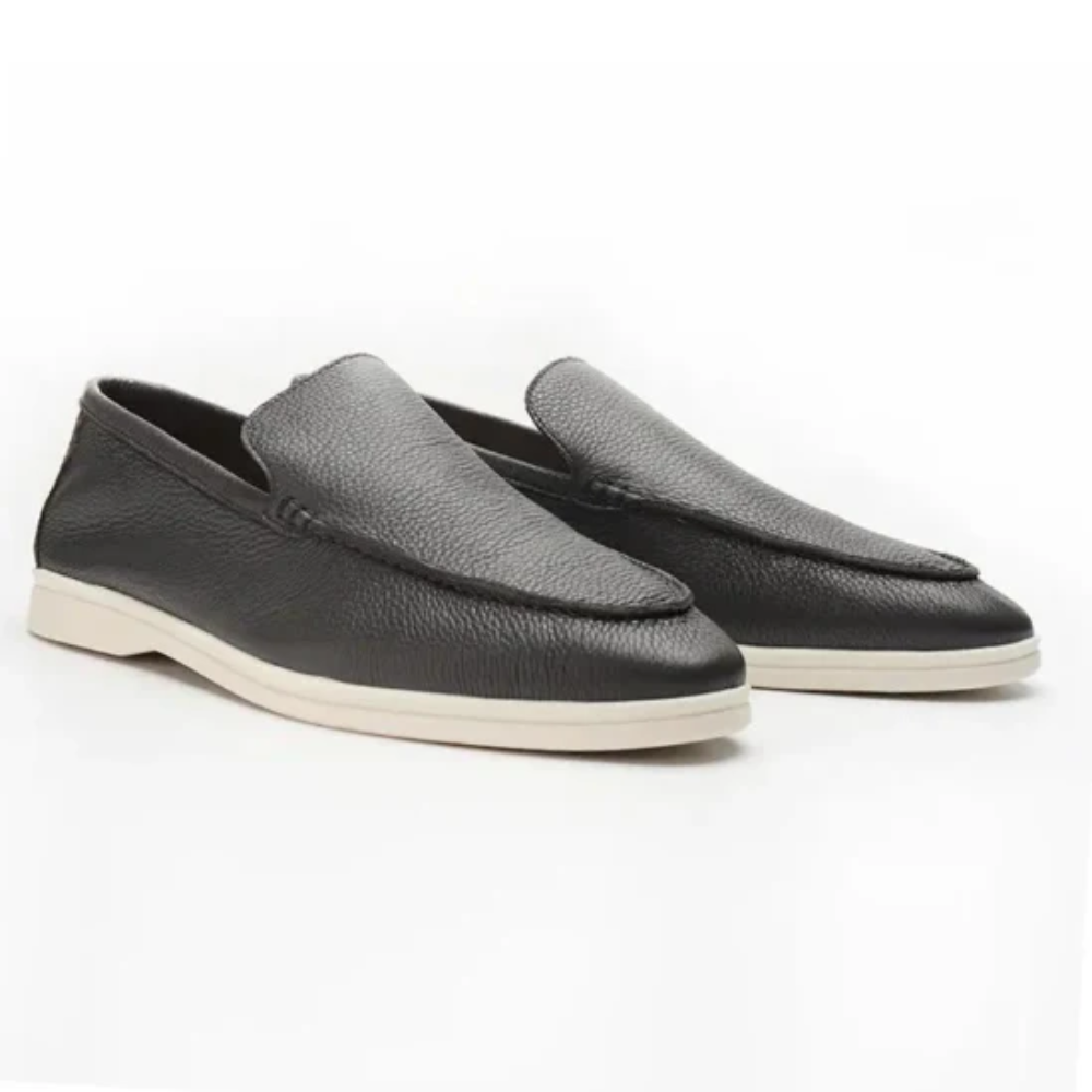 Kuhud Læder Loafers