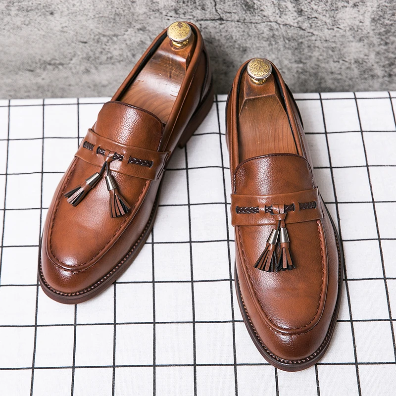 Læder Tøse Loafers