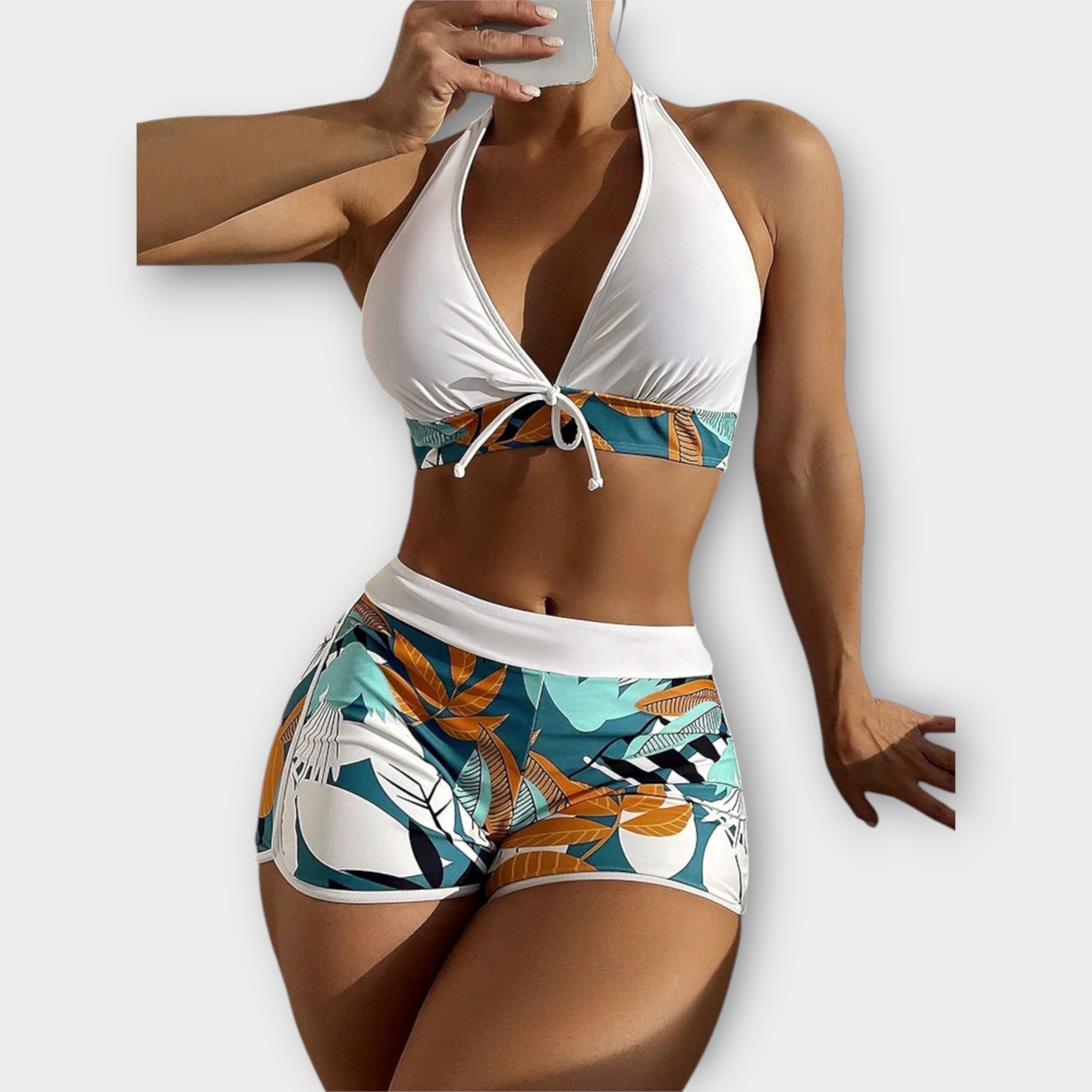 Lene | Højtalje Bikini