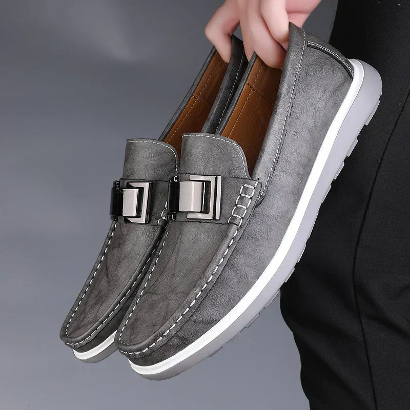 Luksus Læder Loafers