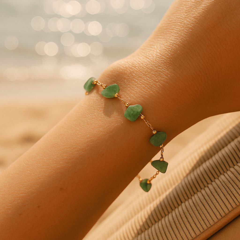 Millea | Grønsten armbånd