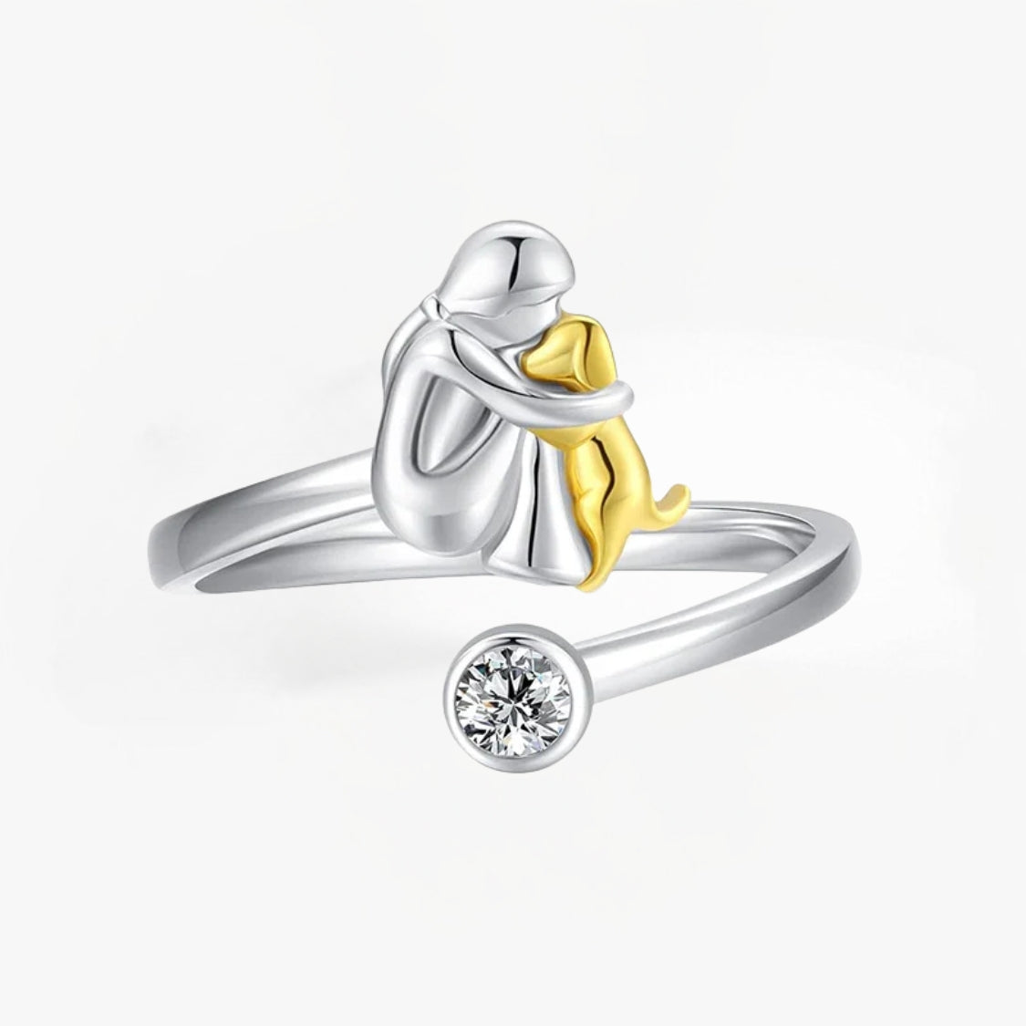 Nela™ | Ring med hundevedhæng