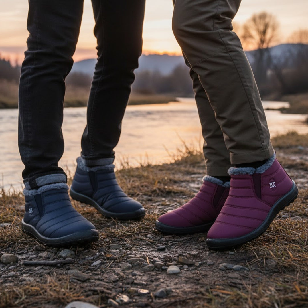 Nordstep™ | ergonomiske & skridsikre komfort-vinterstøvler
