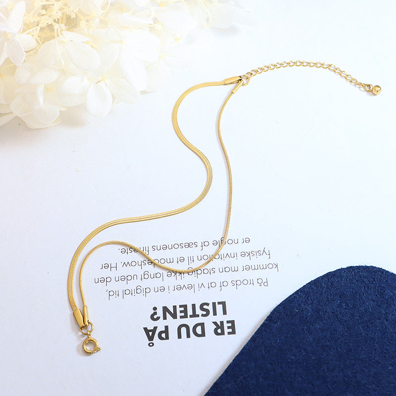 Klassiske Dobbelt Guld Armbånd | Guld 18k