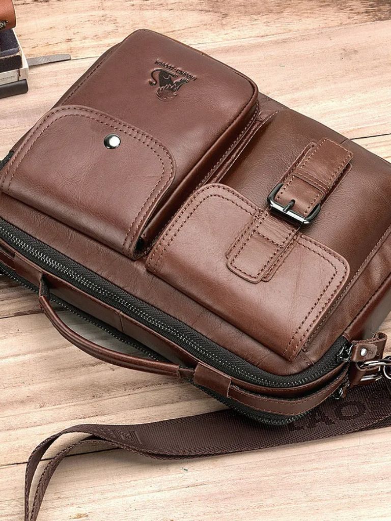 Oliver™ | Retro Firkantet Skuldertaske