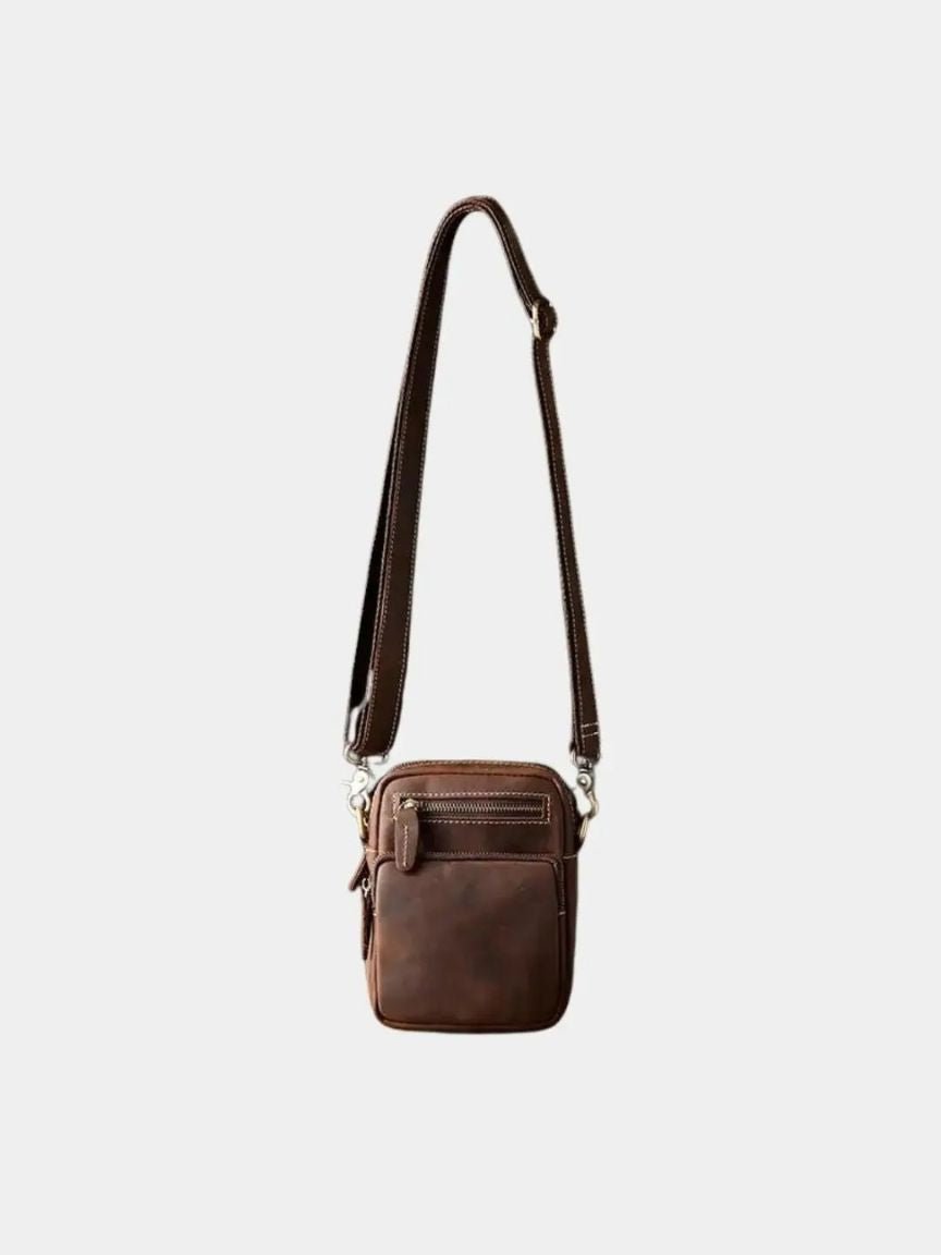 Rene™ | Retro Læder Skuldertaske