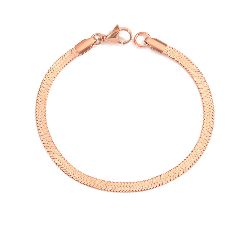 Stella Halskæde med Flet og Fiskemønster | 18k Guld