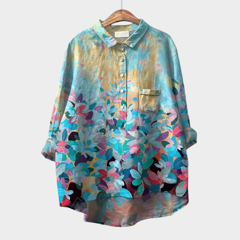 Nora | Kunstnerisk Printbluse