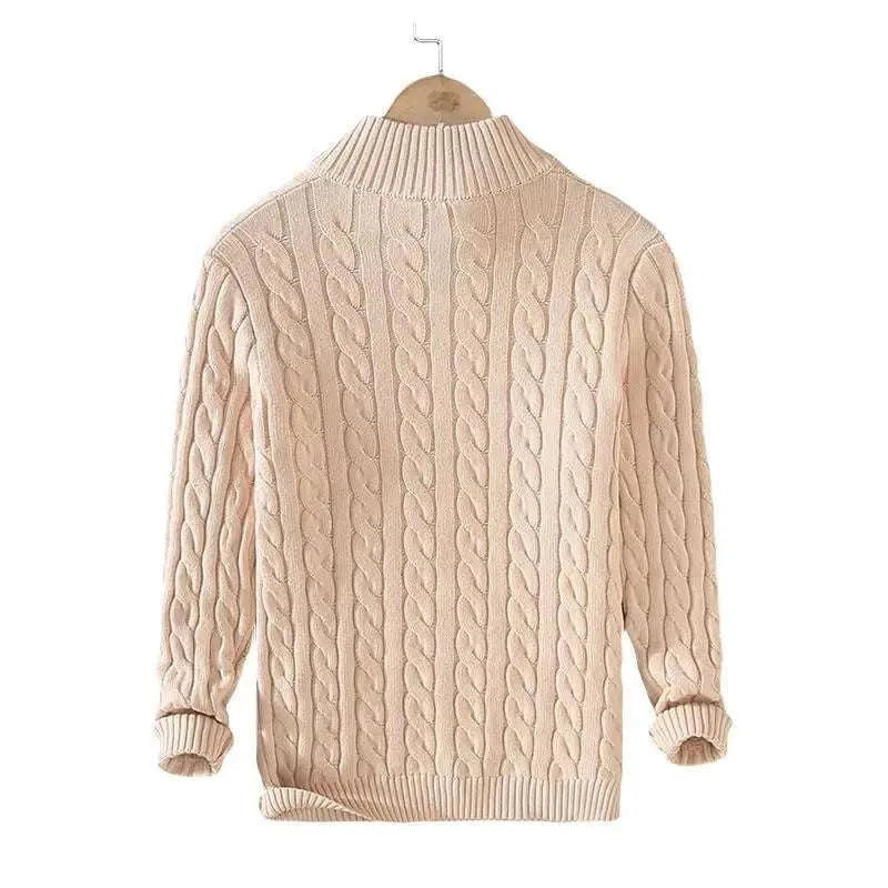 Marco™ | Sweater med halv lynlås
