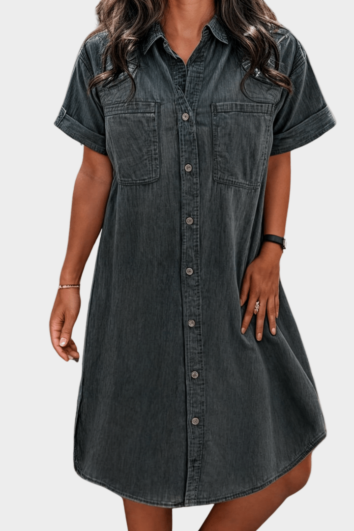 Solveig | Denim kjole