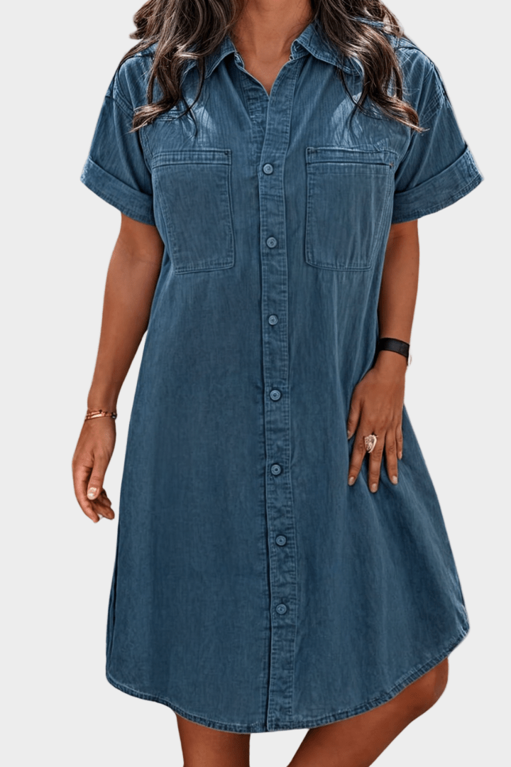Solveig | Denim kjole