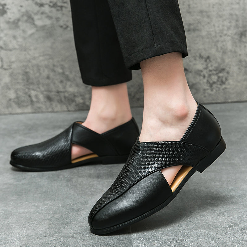 Vintage Læder Loafers