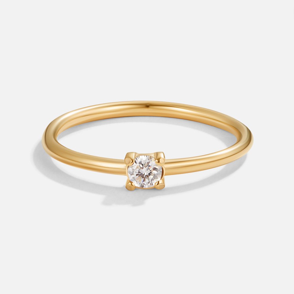 Fødselssten Ring | 14k Guld