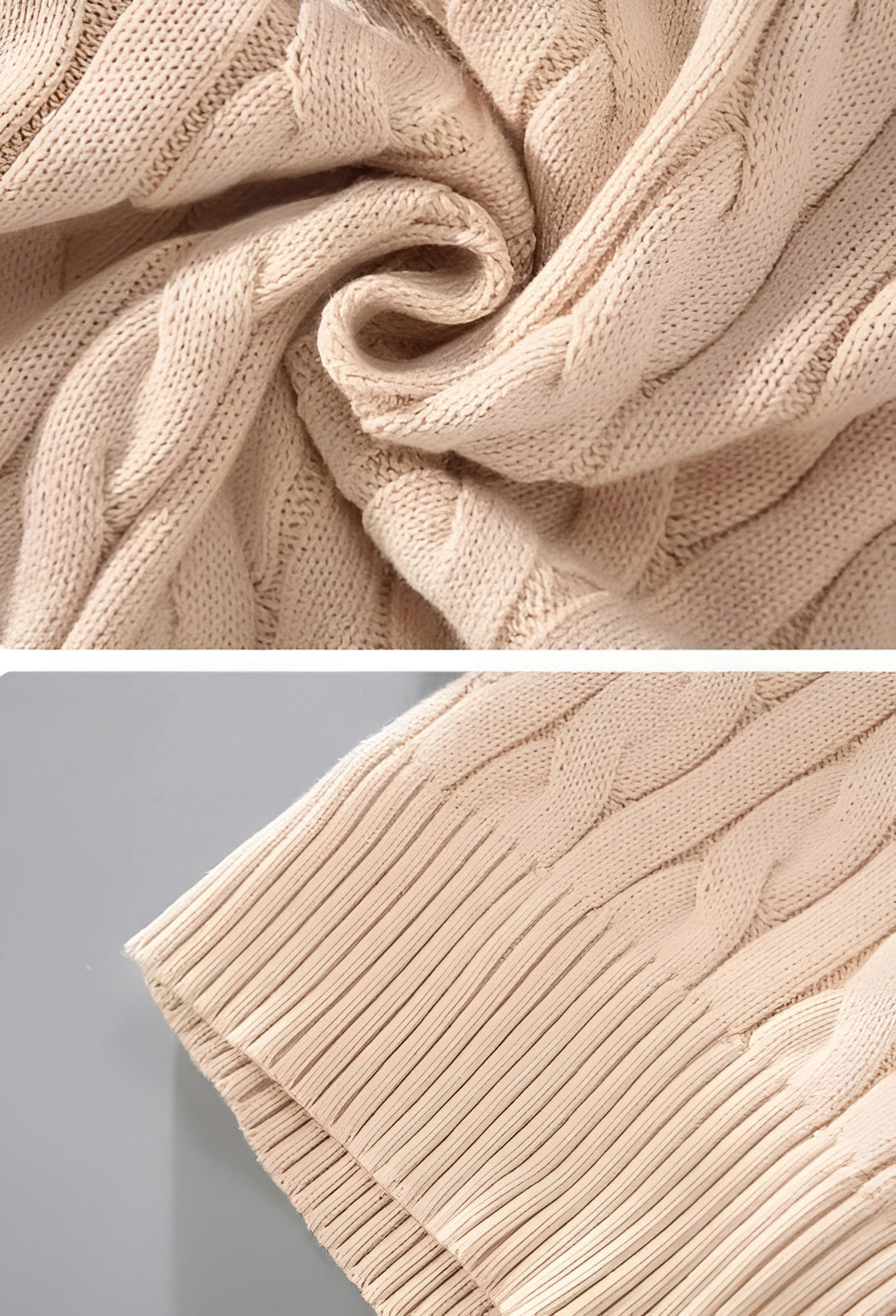 Marco™ | Sweater med halv lynlås